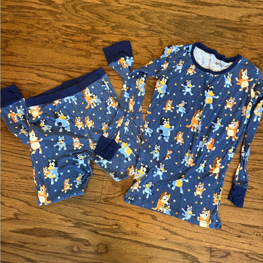 Little Sleepies Bluey Dance Mode - 9/10 - Long sleeve
